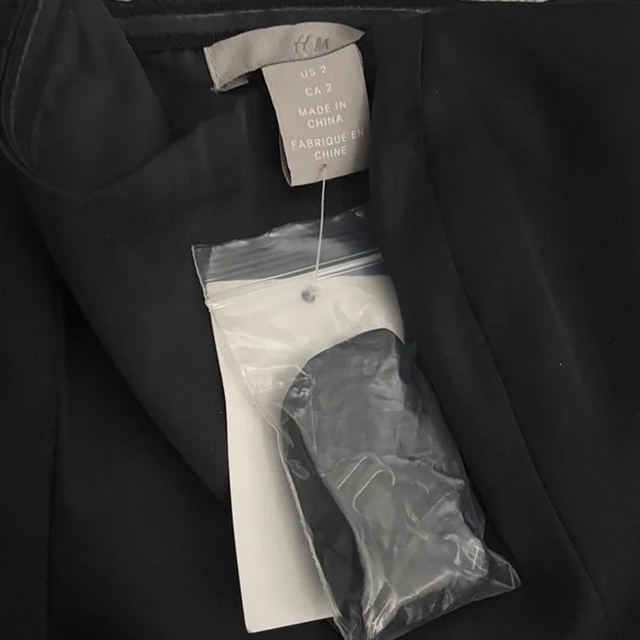 H&M Black Strapless Wide-Leg Jumpsuit - Picture 5 of 6